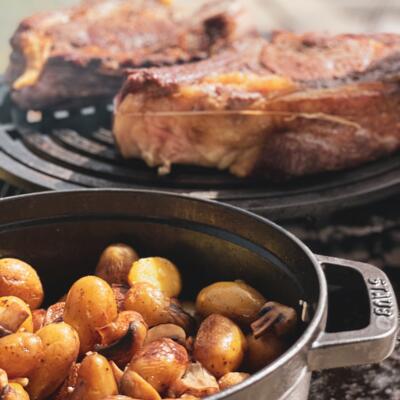 Pièce de bœuf grillée