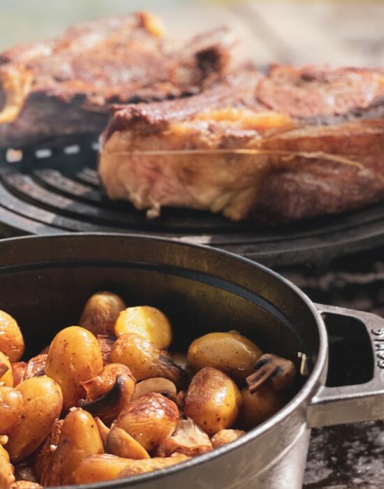 Pièce de bœuf grillée